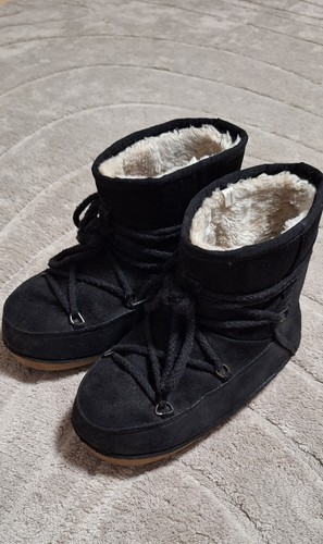 Schwarze schneestiefel - schwarze,